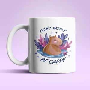 Don’t worry Be cappy capybara bögre